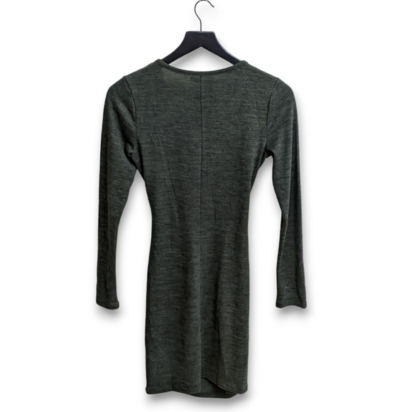 Bailey Blue | Surplice Bodycon Mini Dress+Attached Chain Necklace NWOT - Picture 13 of 15